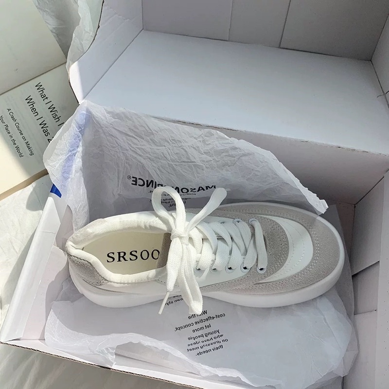 GIÀY SNEAKER RO.SÉ  ĐẾ RĂNG CƯA 5CM