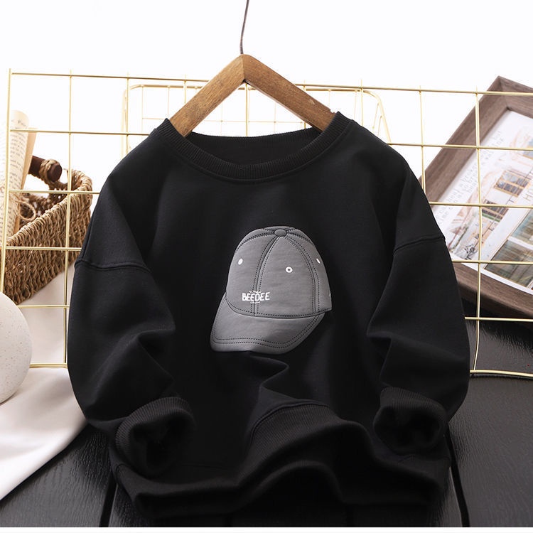 Áo Sweater Tay Dài Dáng Rộng Phong Cách Mùa Xuân Thu Kiểu Hàn Quốc Năng Động Thời Trang Dành Cho Bé