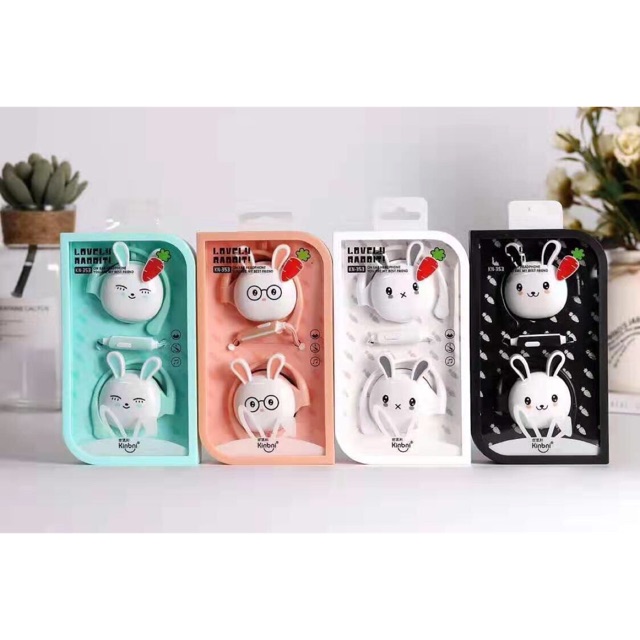 tai nghe chụp tai hình thỏ