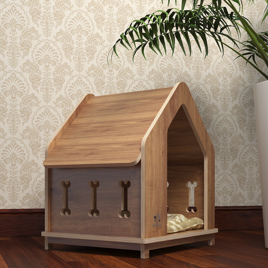 NHÀ GỖ CHO CHÓ MÈO PETSPACE.VN PP26