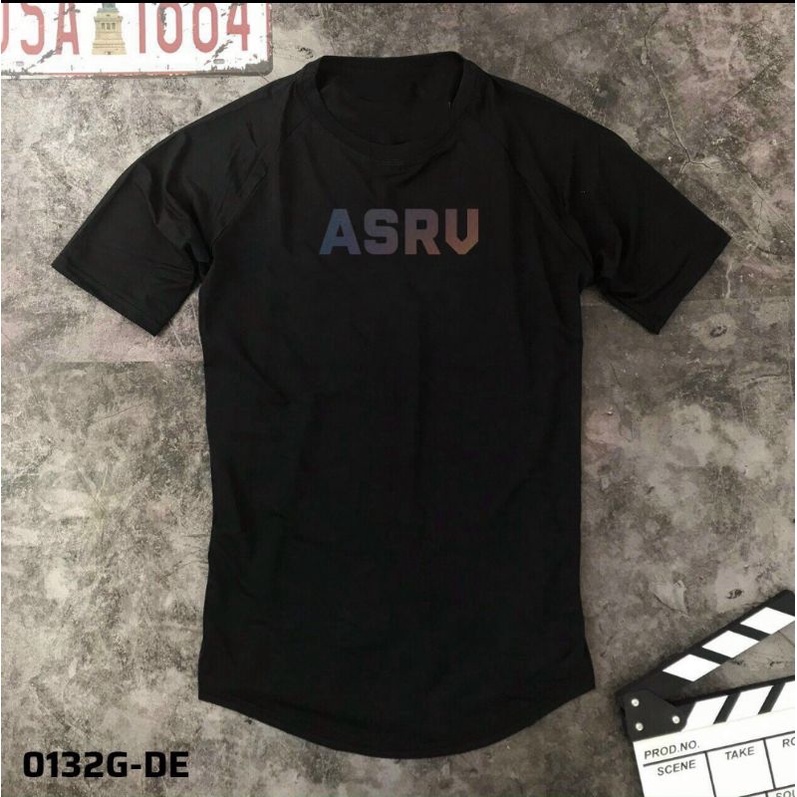 Áo thun gym nam ASRV, áo thun thể thao nam phom body cực chất