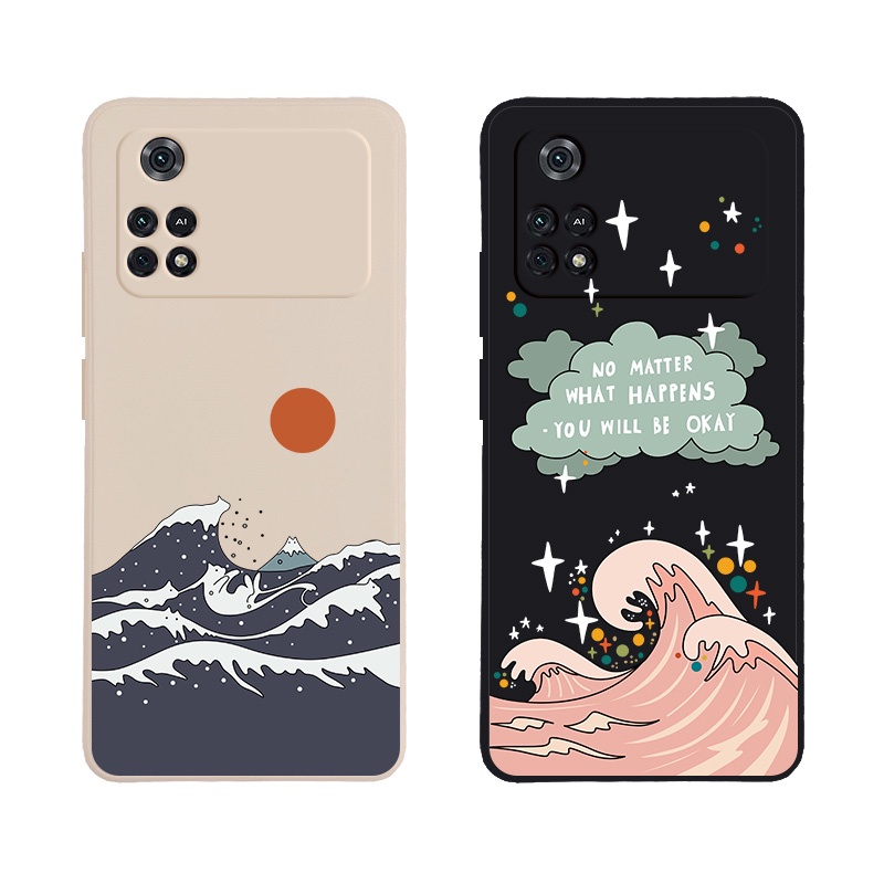 Ốp Điện Thoại Mềm Bảo Vệ Camera Cho Xiaomi Poco M4 Pro 4G Poco X4 Pro 5G B001