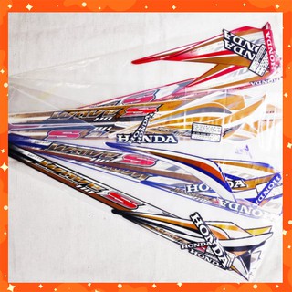 [XẢ RẺ]  TEM TRANG TRÍ CHO DÒNG XE WAVE S110 3 LỚP