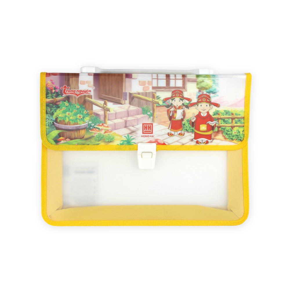 Cặp học thêm dành cho học sinh tiểu học, cặp Hồng Hà (3862) in 3D, chất liệu bền đẹp,thiết kế dễ thương - Soleil Home