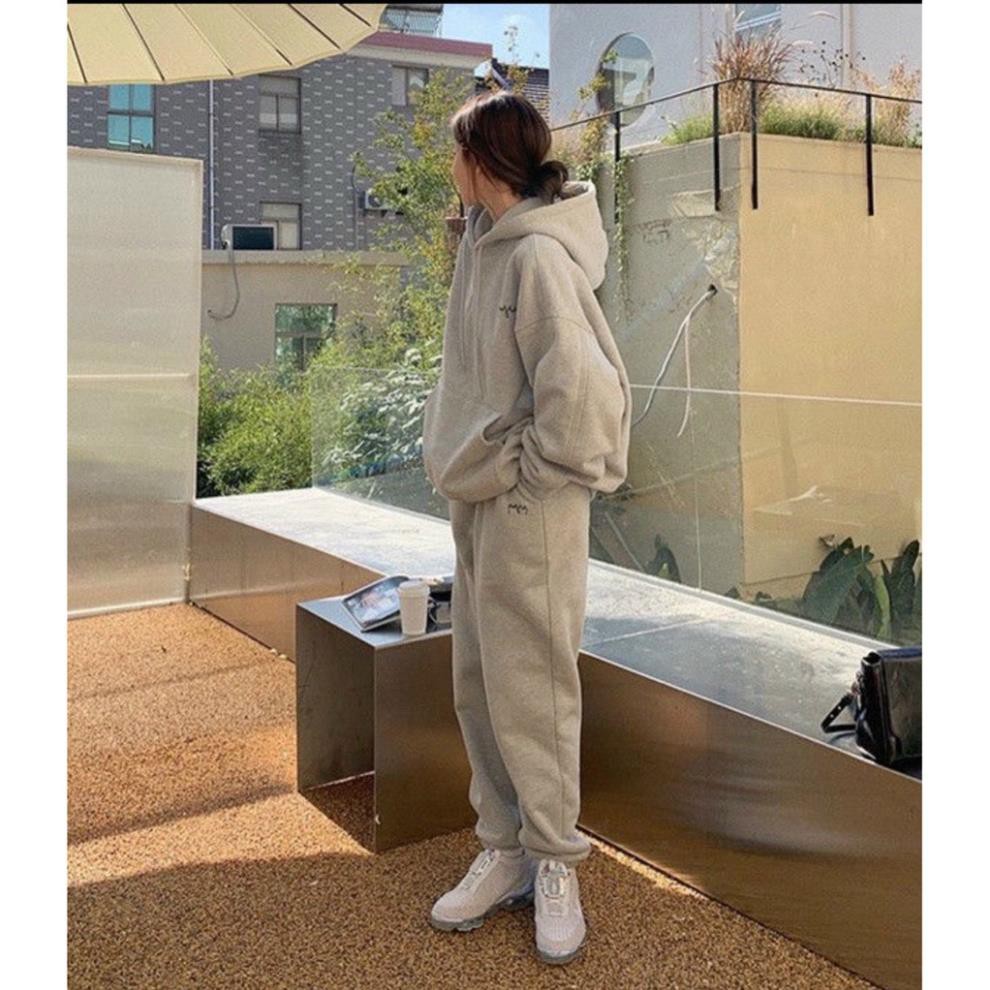 Set áo hoodie và quần, áo hoodie nữ form rộng có mũ Xinh xắn Chất thun dày dặn mặc bao ấm hàng cao cấp Tây Thi Shop | BigBuy360 - bigbuy360.vn
