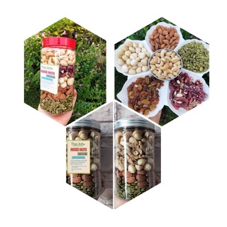 Hạt mix rang nguyên vị giòn thơm hũ 500gr