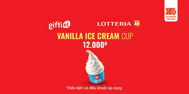 E-Voucher Lotteria Vanilla Ice Cream Cup