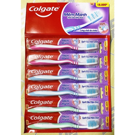 Bàn Chải Đánh Răng Colgate Mềm Mảnh (Giao màu ngẫu nhiên)