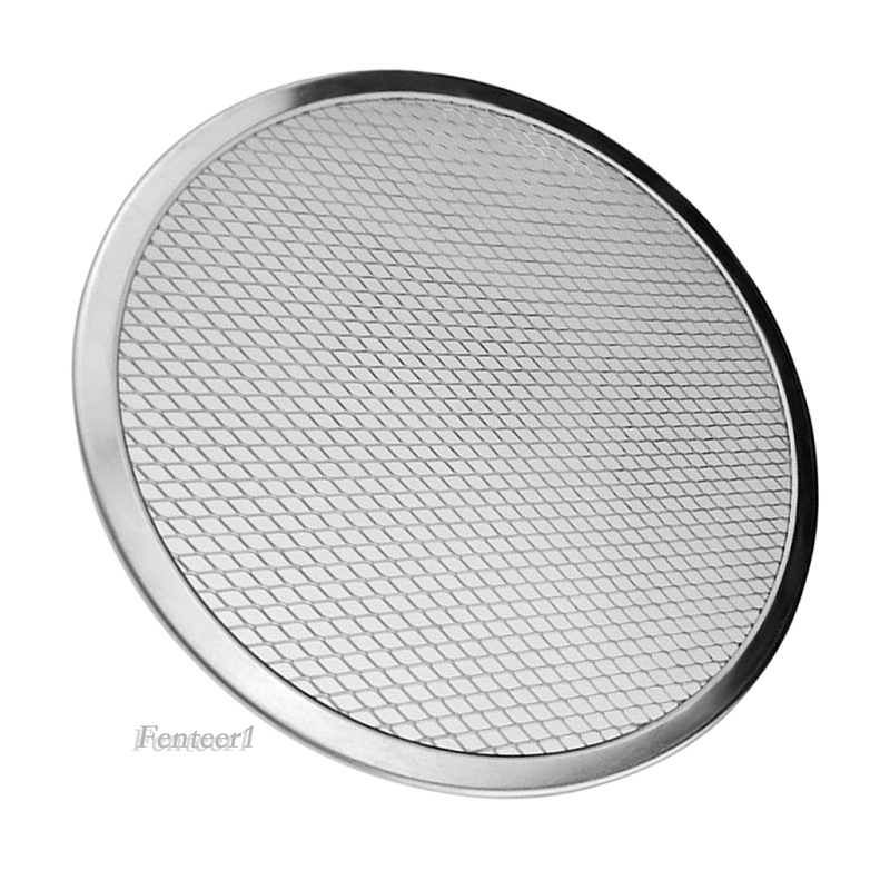 [FENTEER1]Pizza Stones Aluminum Mesh Pizza Screen Pasta Baking Tray Net Pizza 6inch