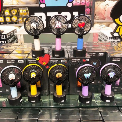 Quạt mini cầm tay xinh xắn cho Fan nhóm BTS BT21CHK_T3