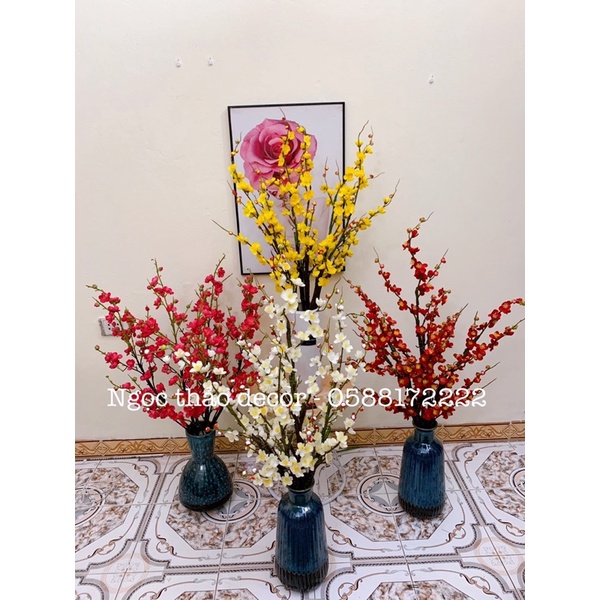 cành đào cổ giả xịn 1m1 - Ngọc Thảo decor