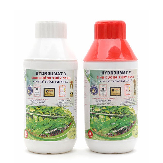 Dung dịch dinh dưỡng thủy canh cho rau ăn lá Hydroumat V Phu Nong seeds - 1 Lít