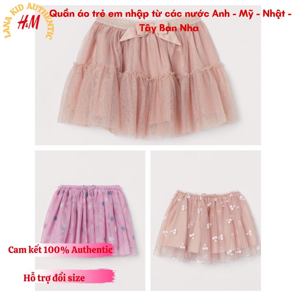 Chân váy vải ren trẻ em bé gái - Size từ 1 tuổi đến 10 tuổi - Cam kết 100% HM Authentic