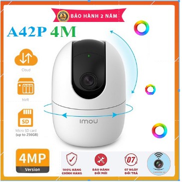 Camera IP 2M 4M WIFI (XOAY 360) IMOU Ranger2 A42P-B A22EP Trong Nhà Còi Hú Báo Động Độ nét cao 1080P FullHD C22EP F22p