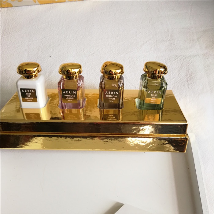 SASA ❤    Estee Lauder AERIN Perfume Set Sample 4ml Jasmine Amber Musk Mediterranean Grass Rose Tuberose Four Piece Set, Five Piece Set