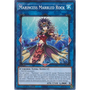 Thẻ Bài Yugioh Marincess Marbled Rock - LED9-EN054 - Super Rare 1st Edition