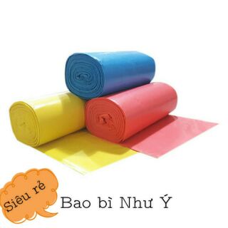 Combo 3 cuộn túi rác màu 1kg/cuộn(Hàng có sẵn)