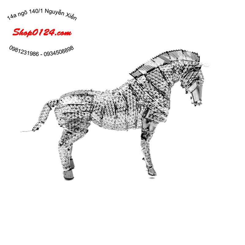 Mô hình thép 3D tự ráp con ngựa