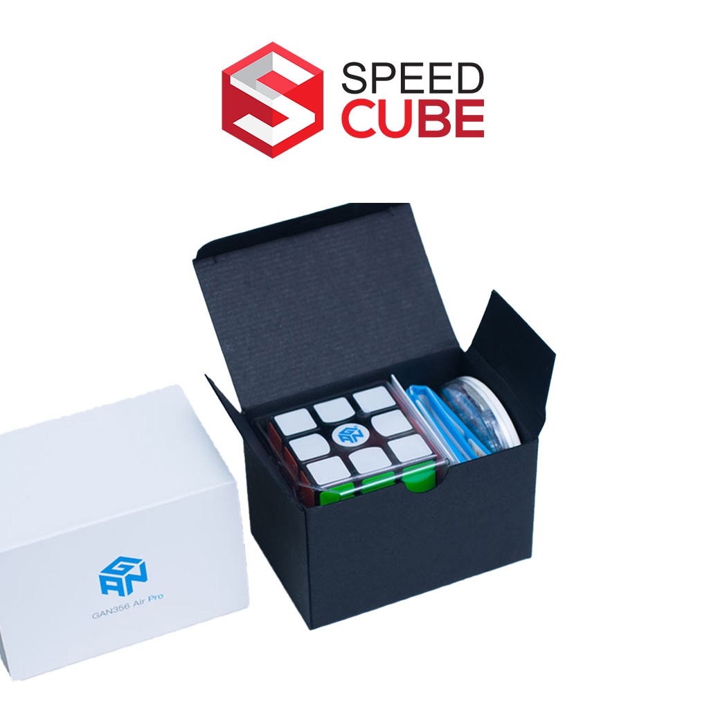 Rubik 3x3 Gan 356 Air Pro Viền Đen, Rubik Gan 3x3 Chính Hãng - Shop Speed Cube