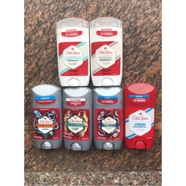 Lăn Nách Sáp Old Spice 73g/85g USA