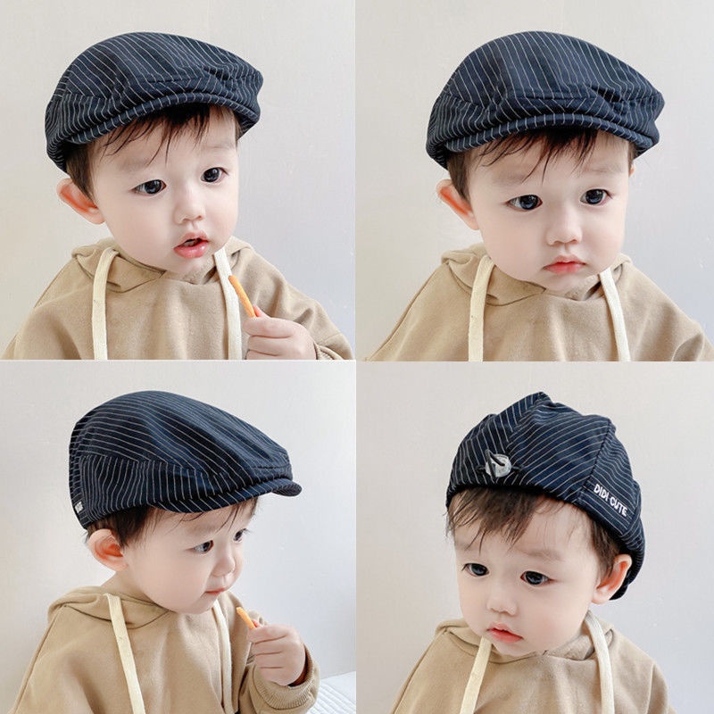 Nón Beret Mỏng Dễ Thương Thời Trang Xuân Thu Cho Bé Trai Và Gái
