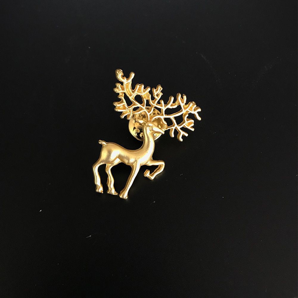 Trâm cài áo kim loại hình chú nai thời trang cho nữ