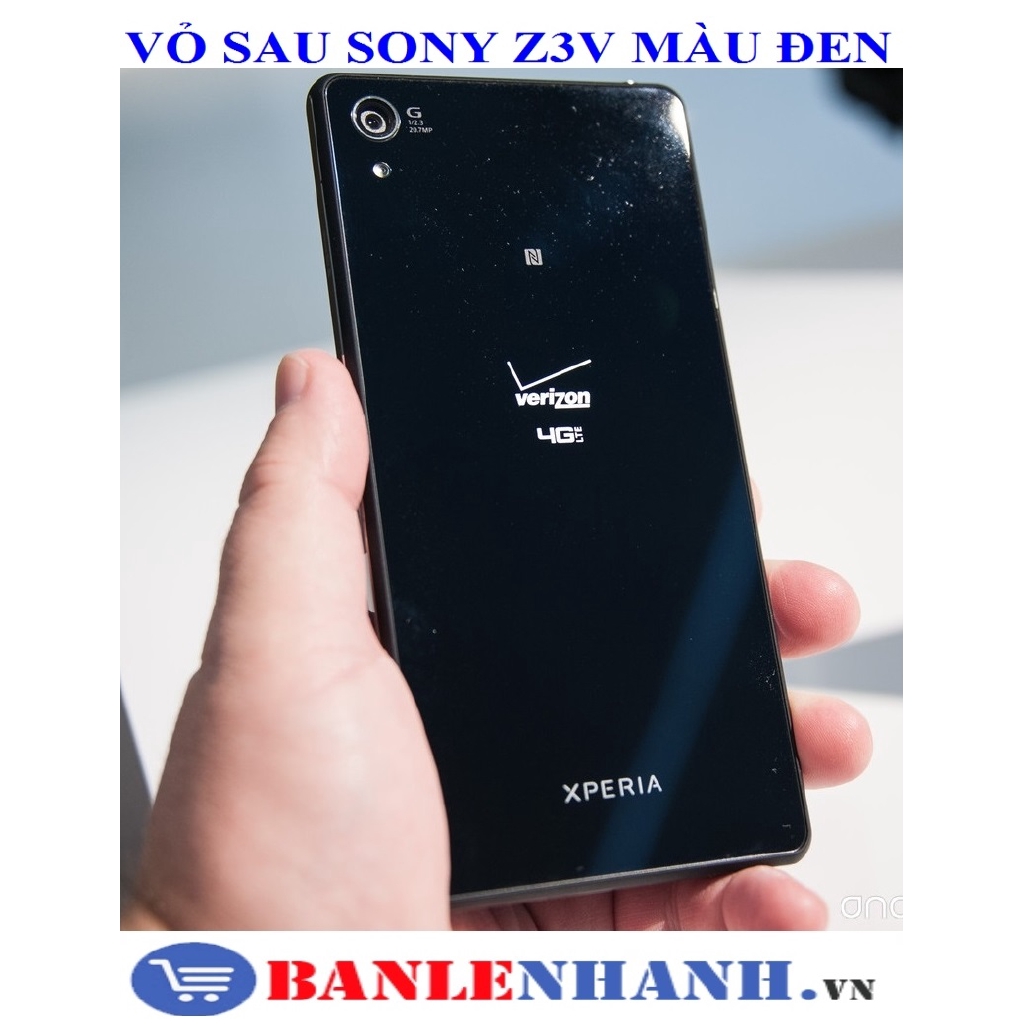 VỎ SAU SONY Z3V MÀU ĐEN