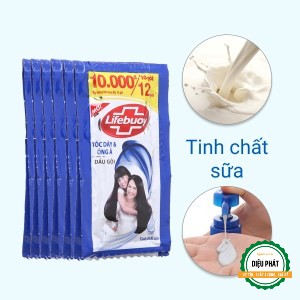 ⚡️ Dầu Gội Lifebuoy Tóc Dày Óng Ả 6g x 12 Gói