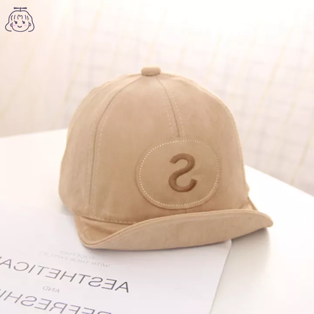 Mũ Lưỡi Trai Cotton Chống Nắng In Chữ Thời Trang Mùa Hè Cho Bé