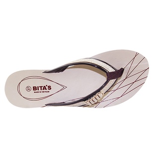 DÉP QUAI KẸP NỮ Bita's DAN.105 ( Đỏ đô + Đen + Nho)