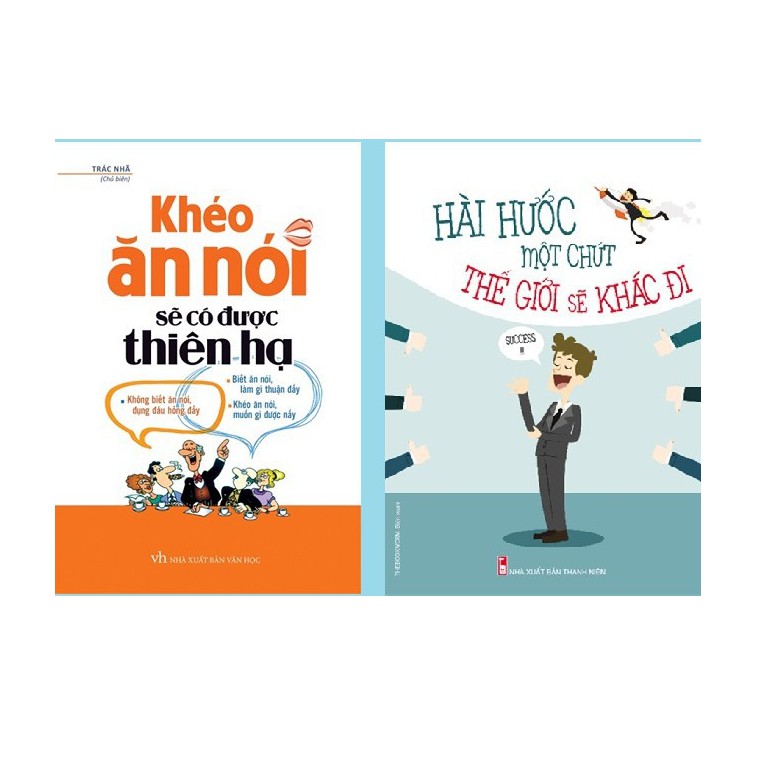 Sách - Combo 2 cuốn Hài hước một chút..., Khéo ăn nói sẽ có được thiên hạ