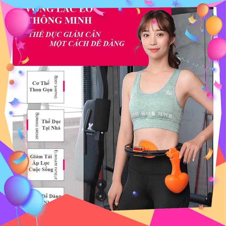 [FreeShip - Xả kho] Vòng lắc bụng thông minh Hula Hoop có đồng hồ đo