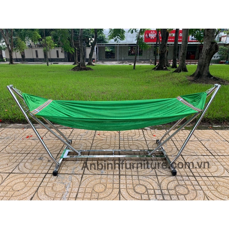 Võng xếp chân vuông INOX An Bình