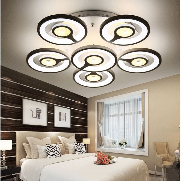Đèn trần MONSKY JEANBEE kiểu dáng độc đáo 3 chế độ ánh sáng hiện đại - kèm điều khiển từ xa [ẢNH THẬT 100%]