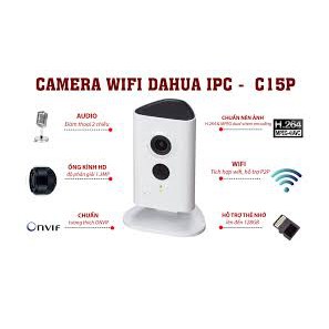 Camera không dây Dahua C15 chính hãng DSS - 1.3 Megapixel