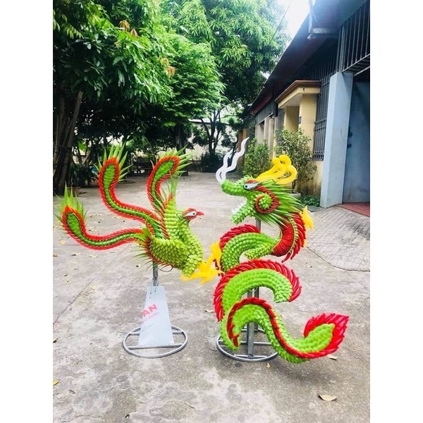 Vảy nhựa giả làm rồng phượng