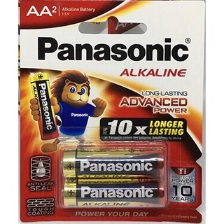 Pin AA Alkaline Panasonic 1.5v vỉ 2 viên