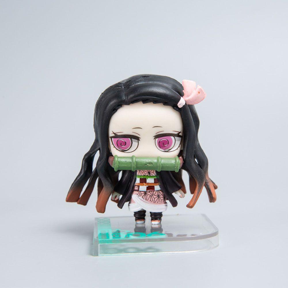 Mô Hình Nhân Vật Nezuko Hoạt Hình Demon Slayer Bằng PVC 8cm REBUY1
