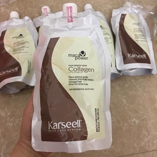 Combo 2 túi DẦU HẤP TÓC KARSEELL COLLAGEN siêu mềm mượt 500mL