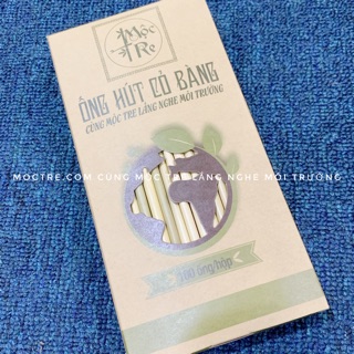 1000 ống hút cỏ bàng sấy khô Mộc Tre