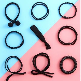 Set buộc tóc Hàn Quốc 9 cái