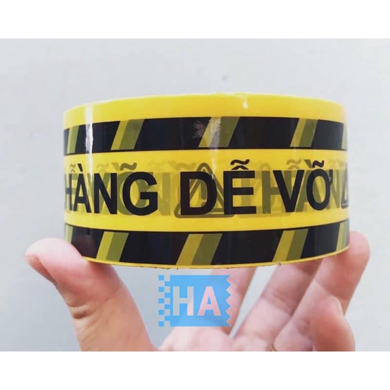 [Rẻ vô địch] BĂNG KEO HÀNG DỄ VỠ LOẠI 1 MÀU VÀNG 100YARD { 1 CUỘN }