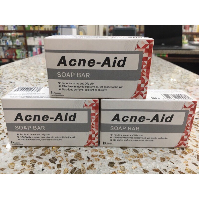 xà phòng Acnes acid bar- làm sạch da tẩy nhờn - da dầu- da mụn- trứng cá 100g