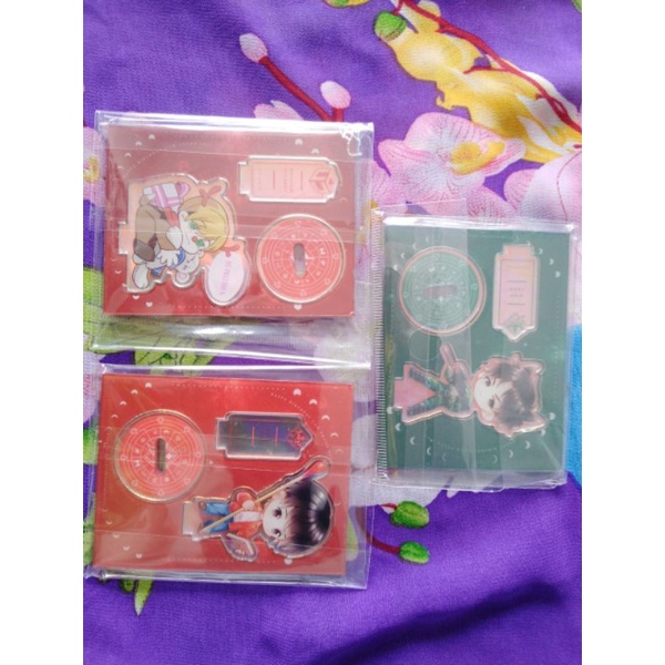 Móc khóa gương thiên quan tứ phúc,shikishi sanctify,huy hiệu hệ thống tự cứu của nhân vật phản diện