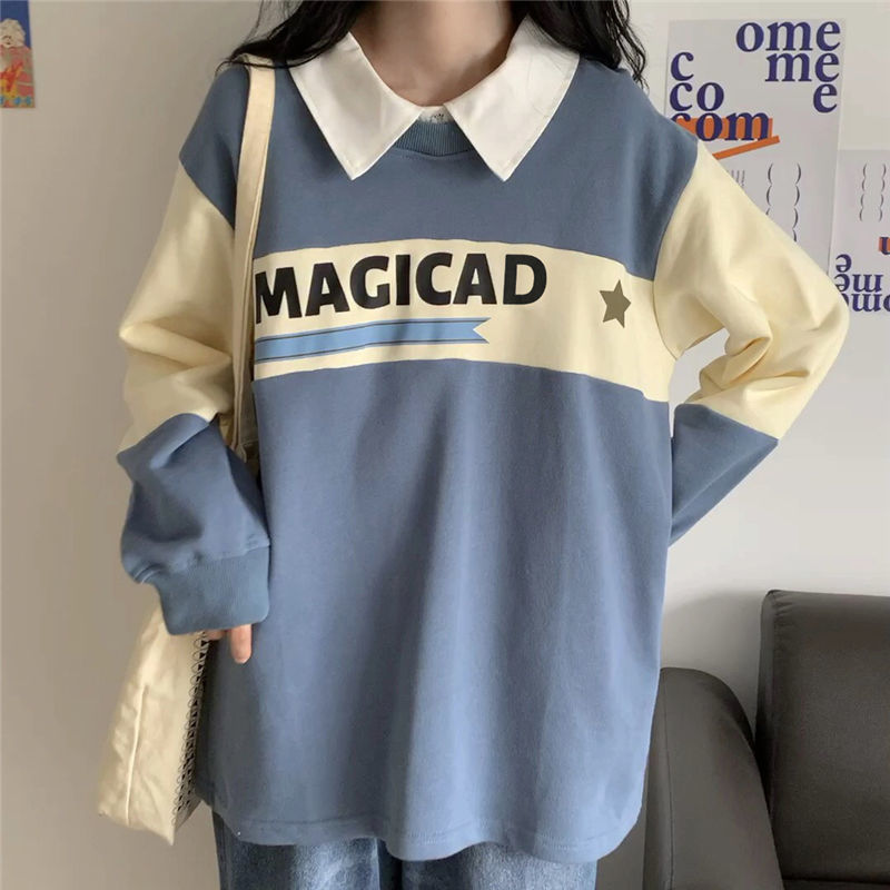 Áo Sweater Cổ Polo Chất Liệu Cotton Mỏng Thời Trang Mùa Thu Cho Nữ