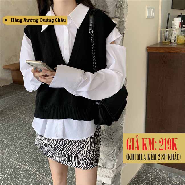 [SẴN] Áo sơ mi Ulzzang Quảng Châu ASM37