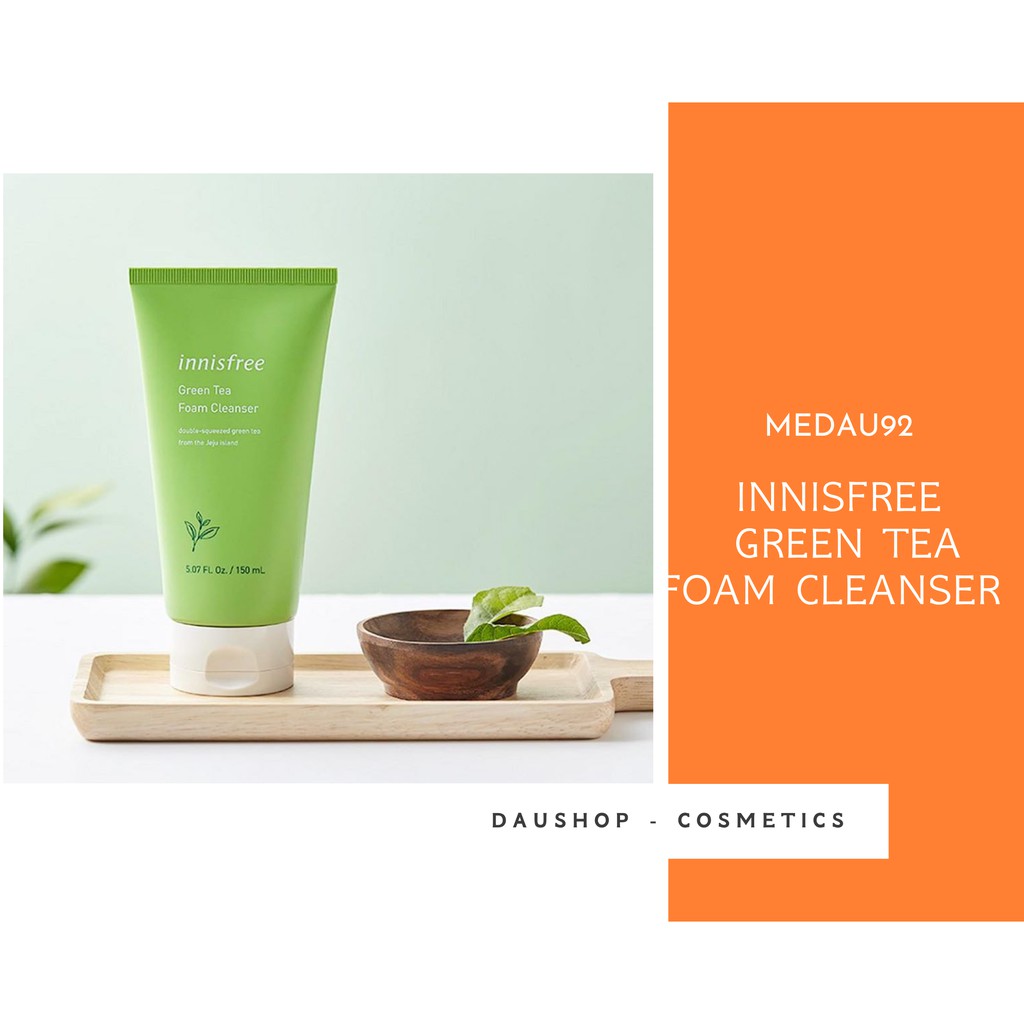 SỮA RỬA MẶT TRÀ XANH INNISFREE GREEN TEA CLEANSING FOAM