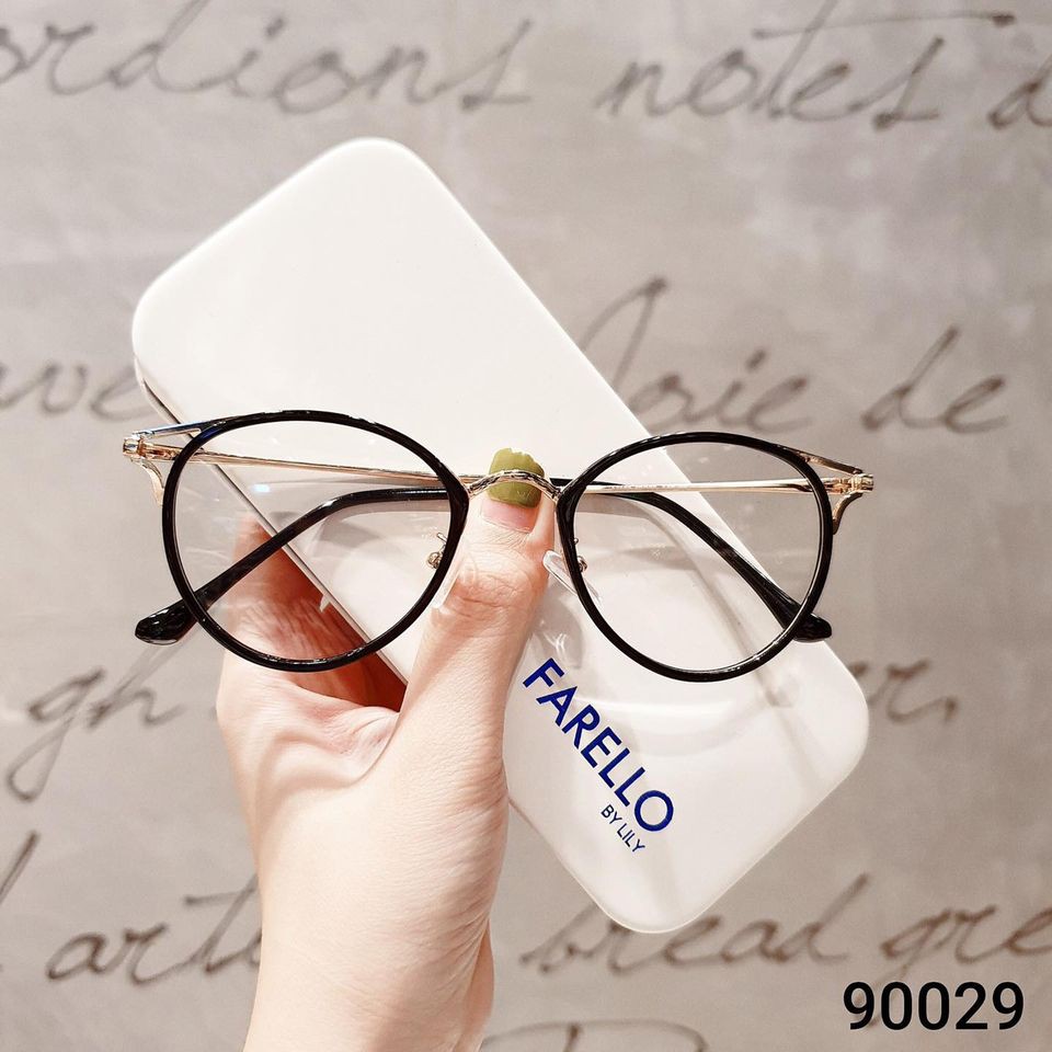Gọng Kính Cận Mắt Mèo 90029 Hainam Eyewear Nhận Cắt Mắt Cận Viễn Loạn