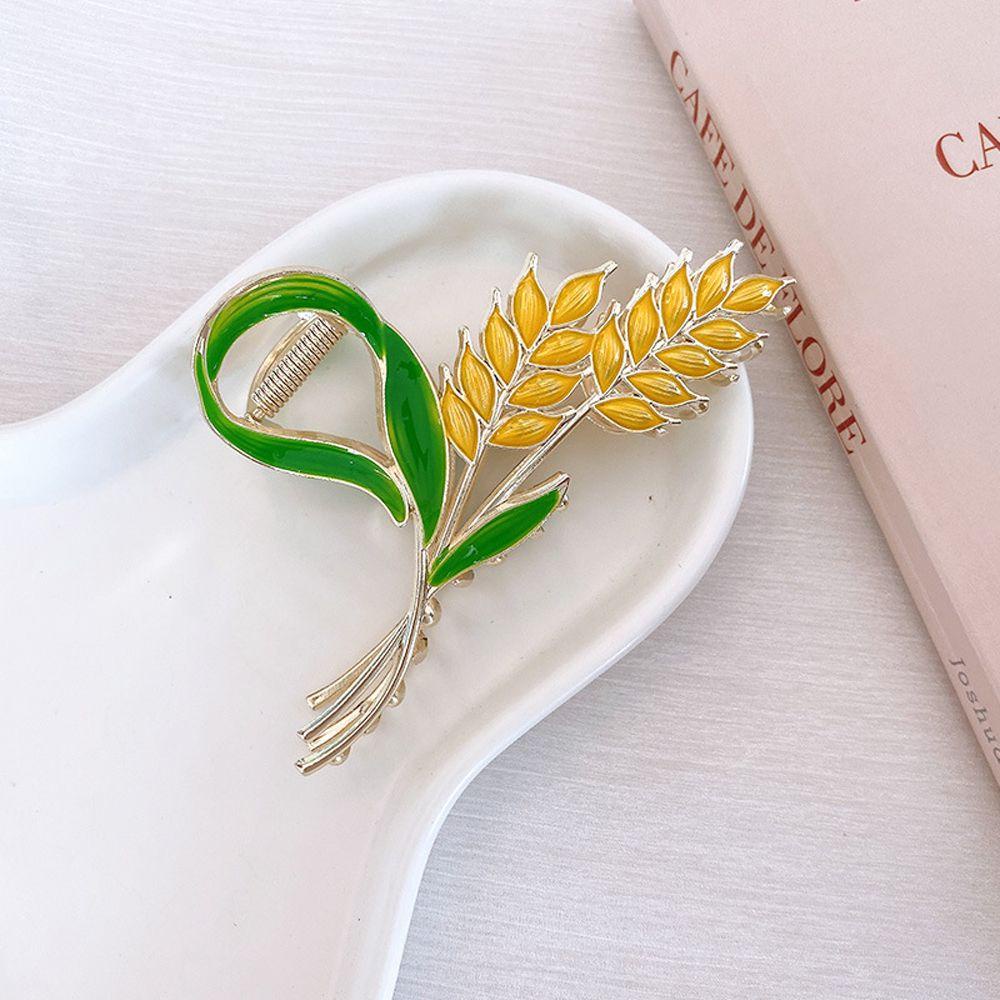 JARRED Kẹp Tóc Hình Lá / Cá Mập Thanh Lịch Cho Nữ