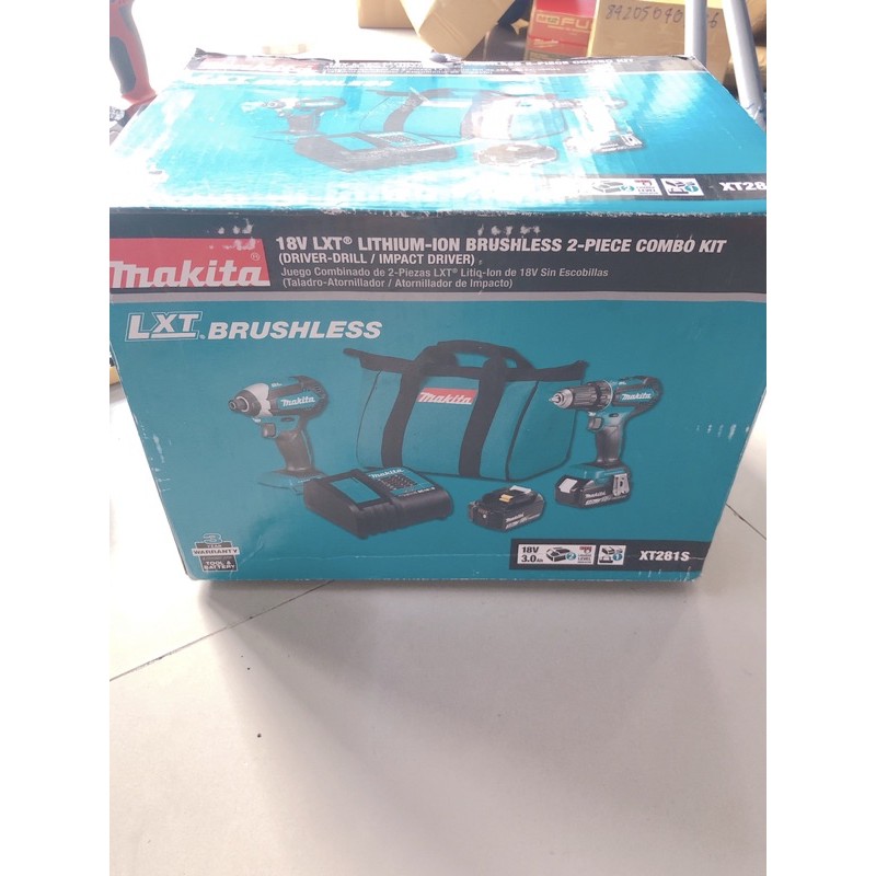 Bộ Combo Makita 18v XT281S